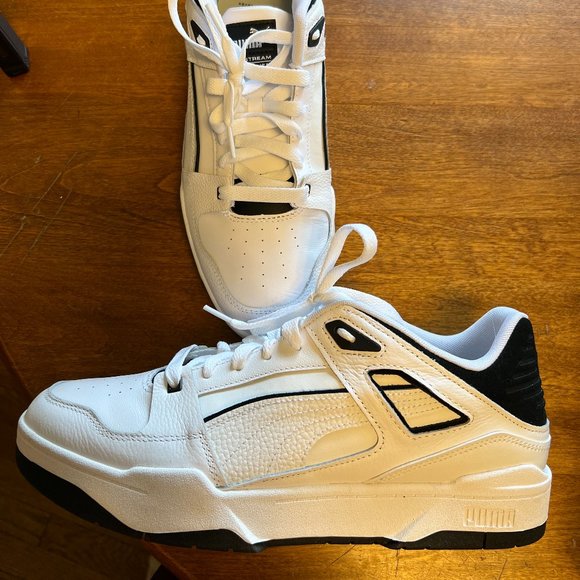 Puma, Men's sneakers, size 13, white/black - Picture 1 of 7